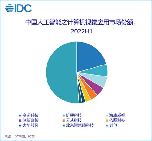 2022年上半年中国AI软件及应用市场 规模达23亿美元，应用软件开发成核心引擎